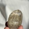Transparent Himalayan crystal with white ghost and rutine interior  11C
