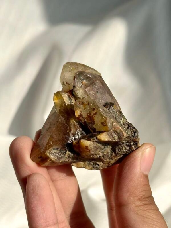 Tibetan Himalayan Iron Ore Symbiotic Crystal  14F