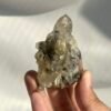 Himalayan Twin-Terminated Crystal with Enclosed Silver-Green Mica & Rutile   14J