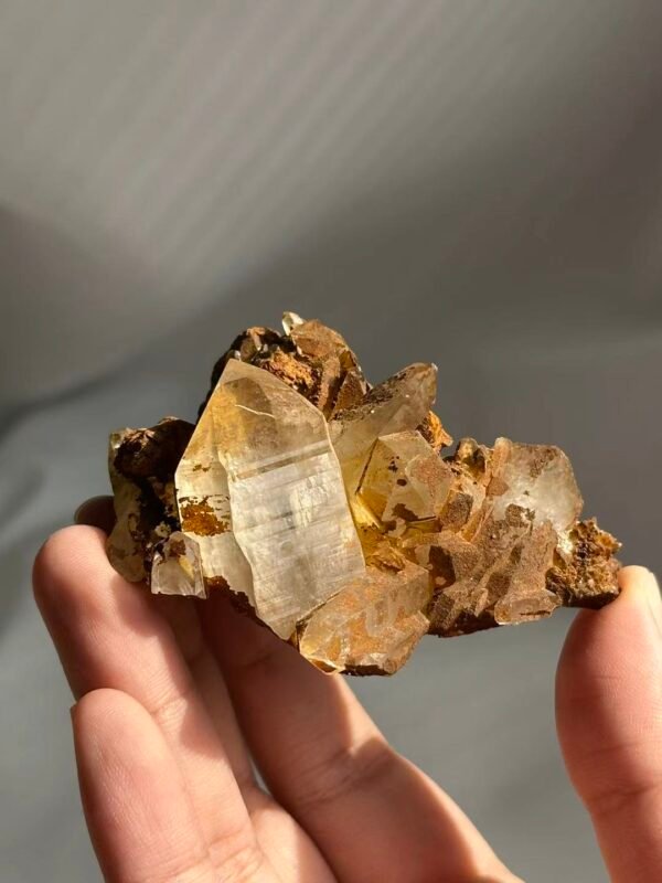 Rhodochrosite Brownish-Red Himalayan Crystal Cluster 13G