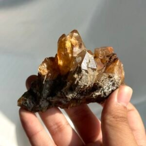 Rose Manor Floating Brownish-Red Himalayan Crystal Cluster  15B