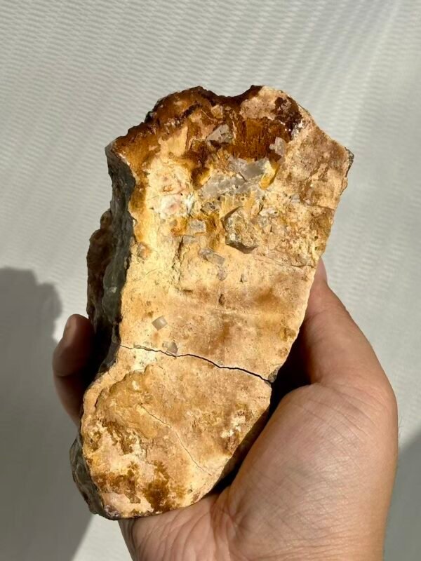 Rainbow-colored fluorite calcite coexists with various minerals   10F