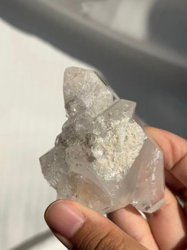 Himalayan Fine-Flash Crystal Cluster - Translucent & Multi-Grown 16D