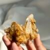 Tibetan Himalayan Crystal Cluster with Golden Suture Inclusions  13L