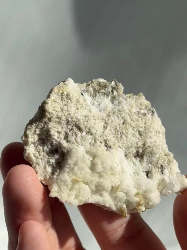 Himalayan Crystal Cluster with Silver Mica & Albite 16M